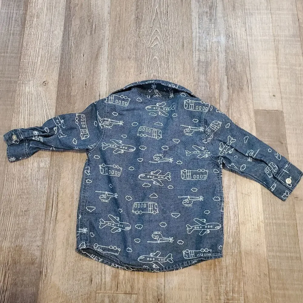 Carters 6 month button down long sleeve
